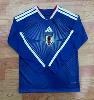 Japan 2026 Blue/White Home Long Sleeves Jersey