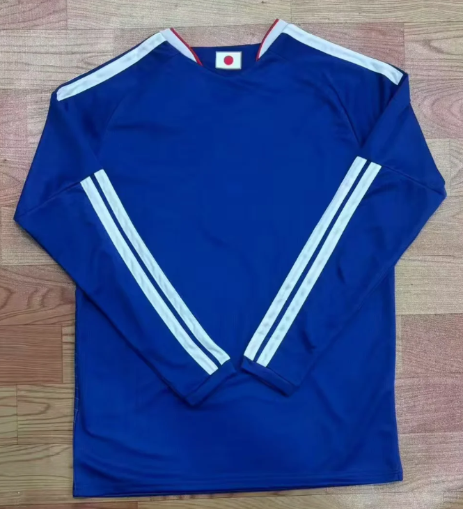 Japan 2026 Blue/White Home Long Sleeves Jersey