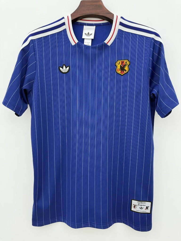 Japan 2026 Blue/White Home Vertical Stripes Jersey