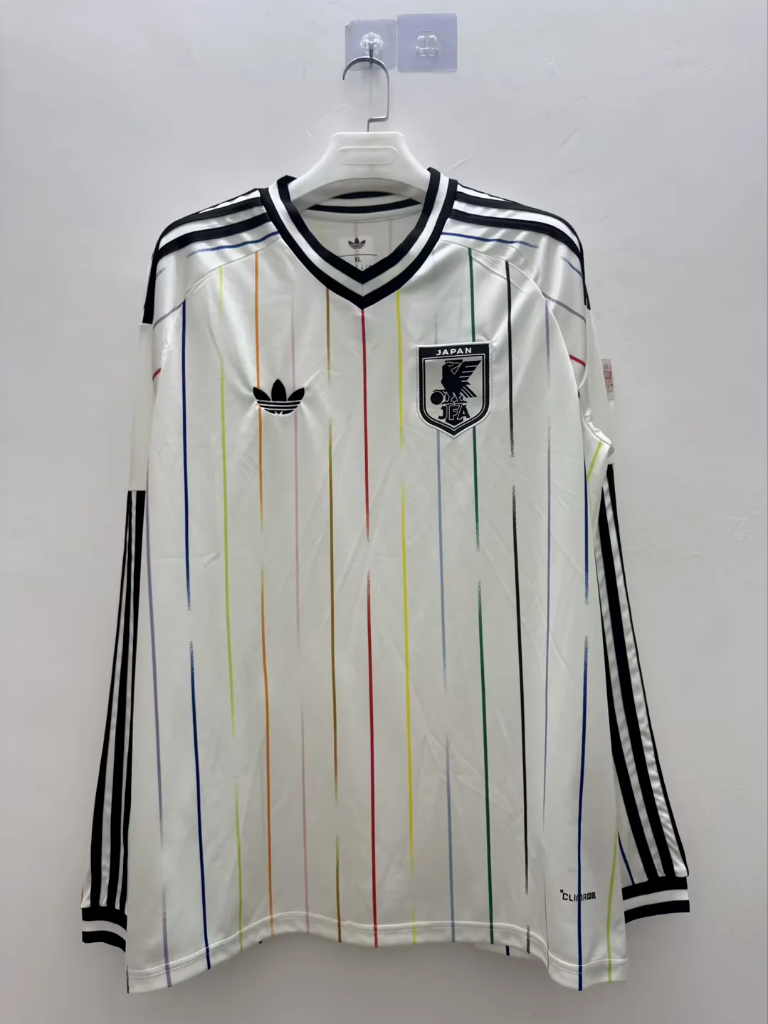 Japan 2026 Off-White/Black Away Long Sleeve Jersey