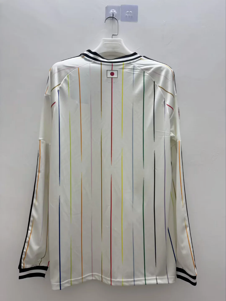 Japan 2026 Off-White/Black Away Long Sleeve Jersey