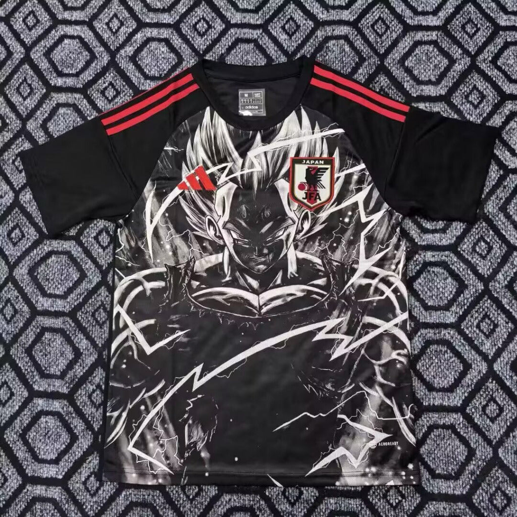Japan 25/26 Black Super Saiyajin Vegeta Anime Special Jersey