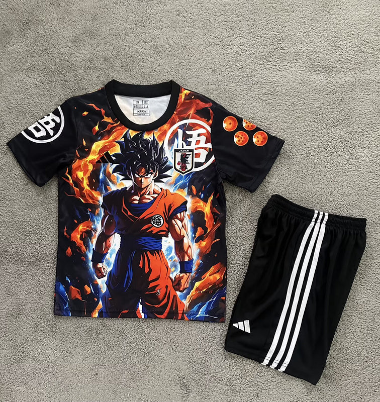 Japan 25/26 Dragon Ball Goku Kids Jersey Set