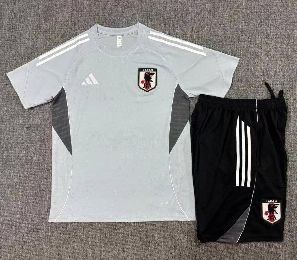 Japan 25/26 Gray Training Kids Jersey Set