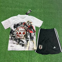 Japan 25/26 Luffy And Skull Anime Kids Jersey Set