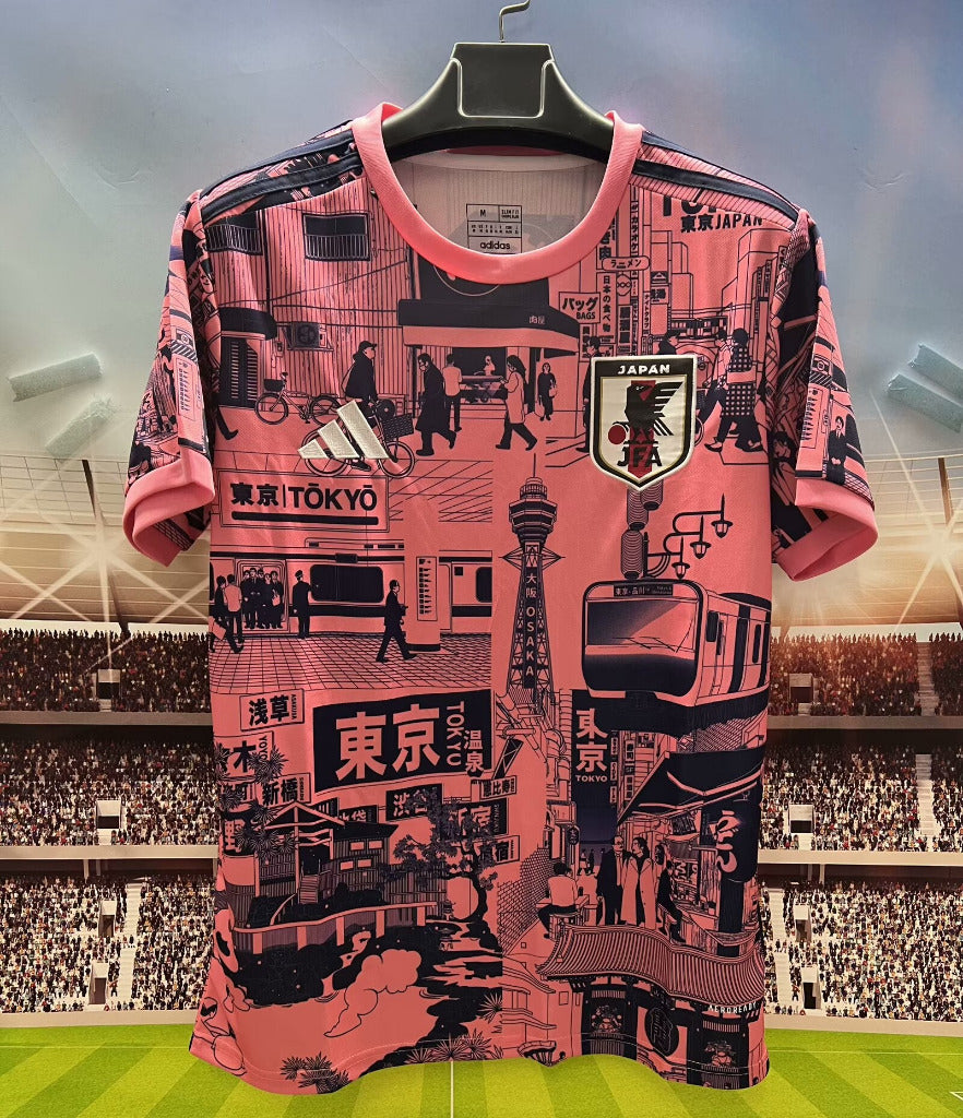 Japan 25/26 Orange Tokyo Landmarks Jersey