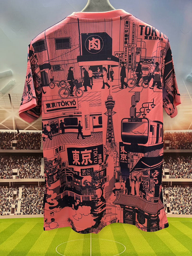 Japan 25/26 Orange Tokyo Landmarks Jersey