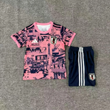 Japan 25/26 Pink Tokyo Landmarks Kids Jersey Set
