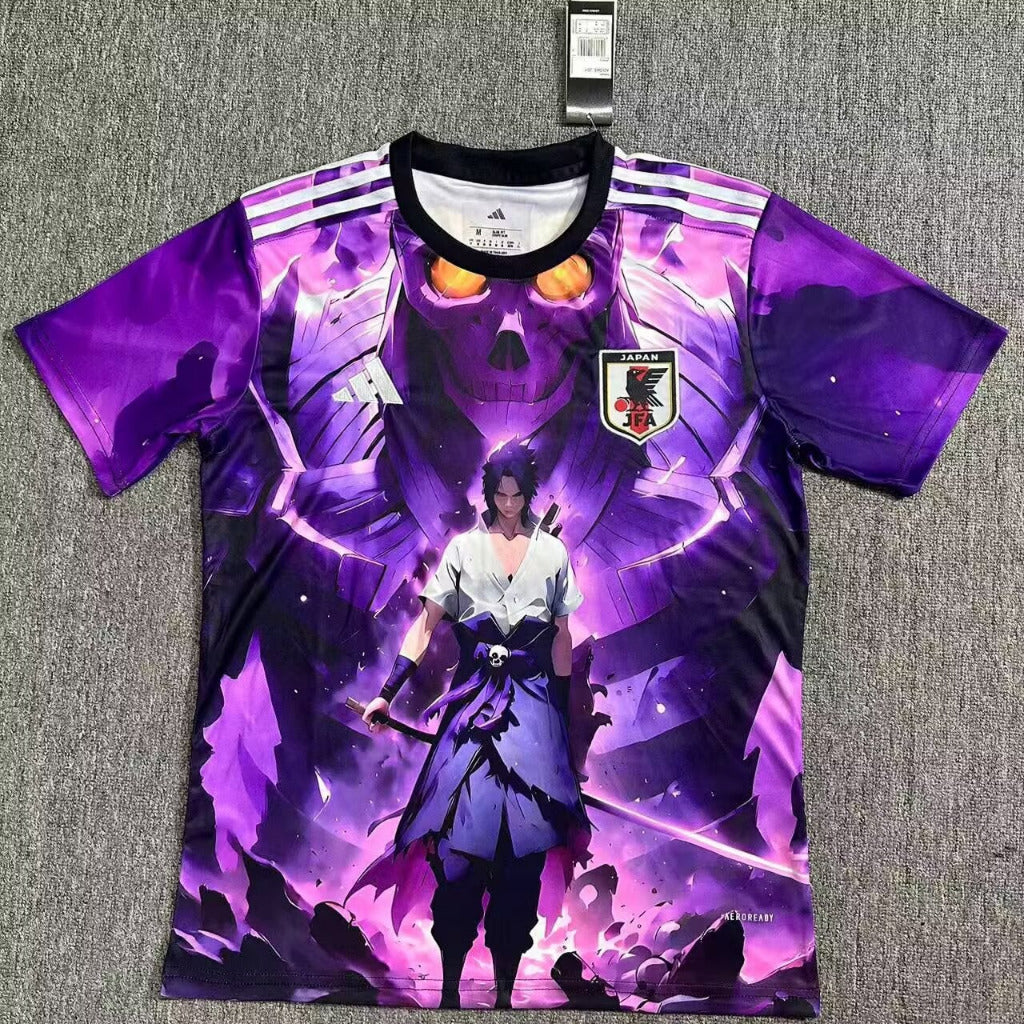 Japan 25/26 Uchiha Pink Naruto Anime Jersey