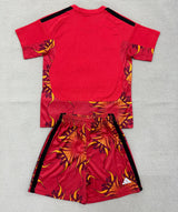 Japan 26/27 Red/Black Goalkeeper Kids Jersey Set