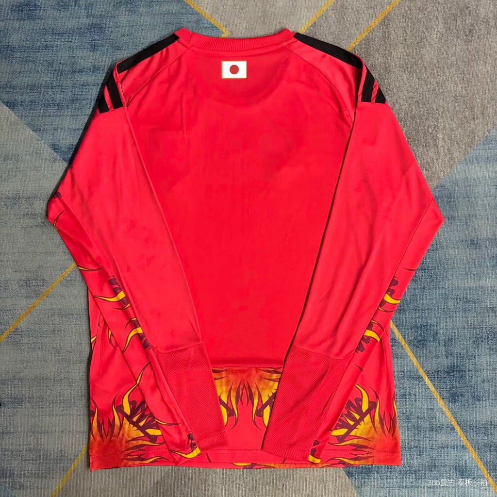 Japan 26/27 Red/Black Goalkeeper Long-Sleeve Jersey