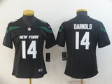 Jets 2022/23 Darnold #14 Black/Green Women NFL Jersey