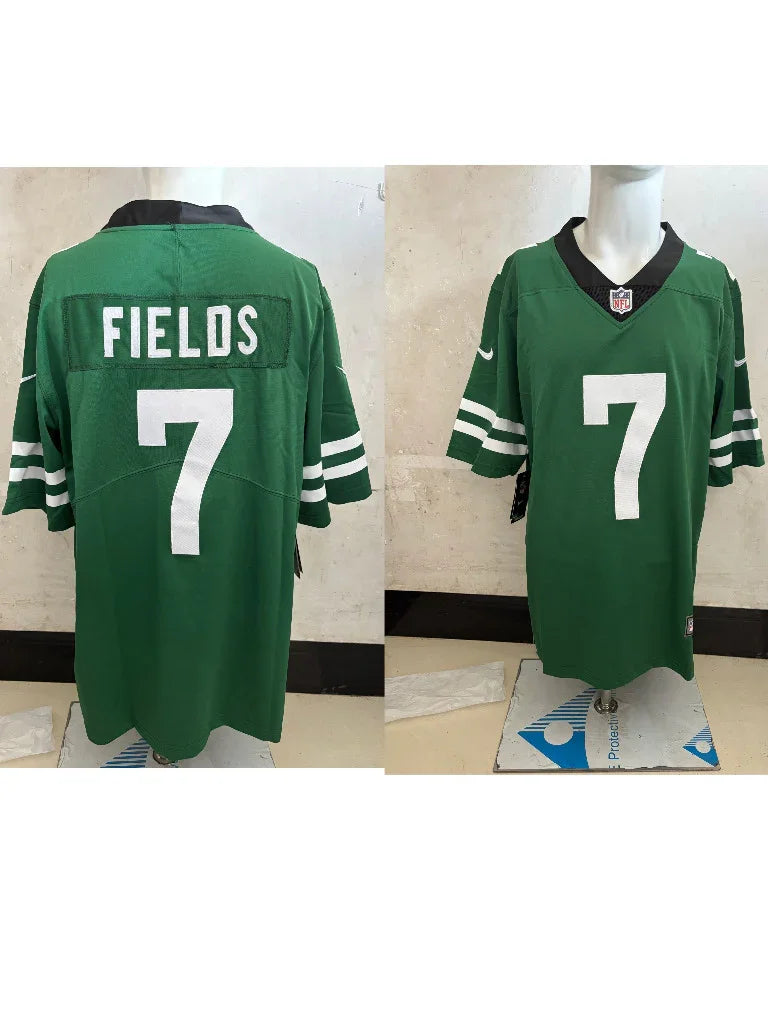 Jets 25/26 Fields #7 Green/Black NFL Jersey