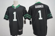 Jets 25/26 Gardner #1 Black/Green NFL Jersey
