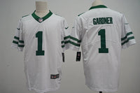 Jets 25/26 Gardner #1 White/Green NFL Jersey
