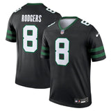 Jets 25/26 Rodgers #8 Black/Green NFL Jersey