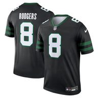 Jets 25/26 Rodgers #8 Black/Green NFL Jersey