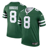 Jets 25/26 Rodgers #8 Green/White NFL Jersey