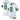 Jets 25/26 Rodgers #8 White/Green NFL Jersey