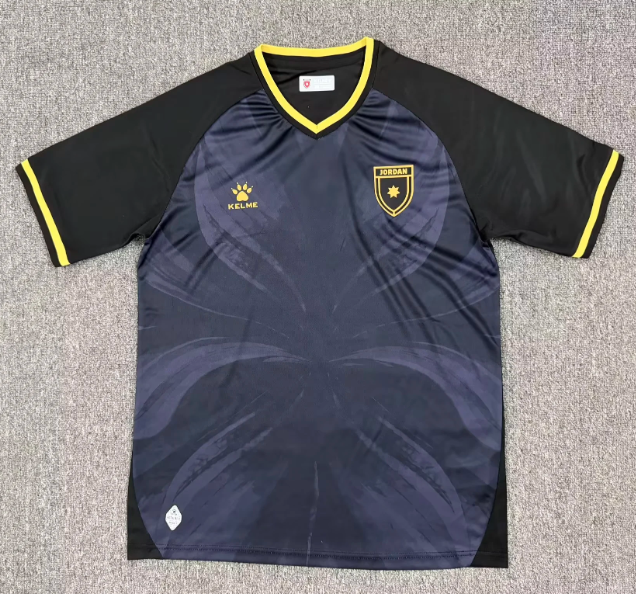 Jordan 2026 World Cup Black Iris/Yellow Trim Third Jersey
