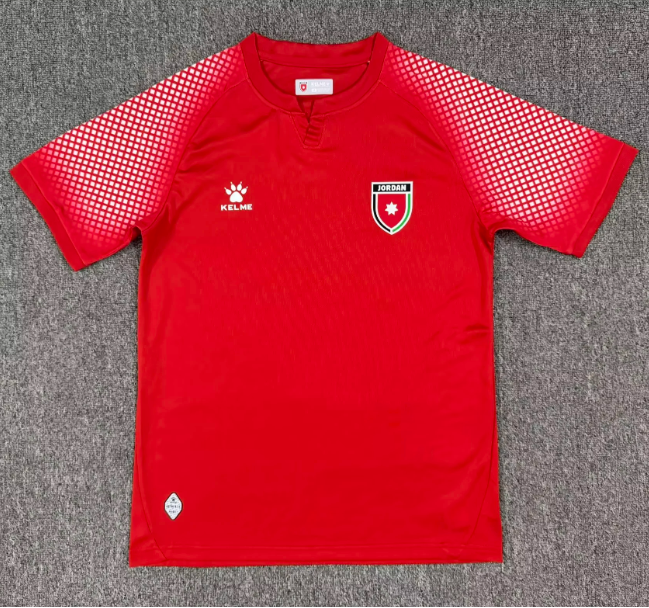 Jordan 2026 World Cup Red/White Gradient Grid Away Jersey