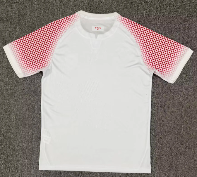 Jordan 2026 World Cup White/Red Gradient Grid Home Jersey