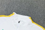 Jordan 26/27 White/Black/Yellow Side Stripes Long Sleeve Training Tracksuit