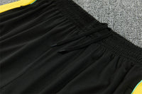 Jordan 26/27 White/Black/Yellow Side Stripes Long Sleeve Training Tracksuit