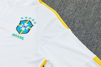 Jordan 26/27 White/Black/Yellow Side Stripes Long Sleeve Training Tracksuit