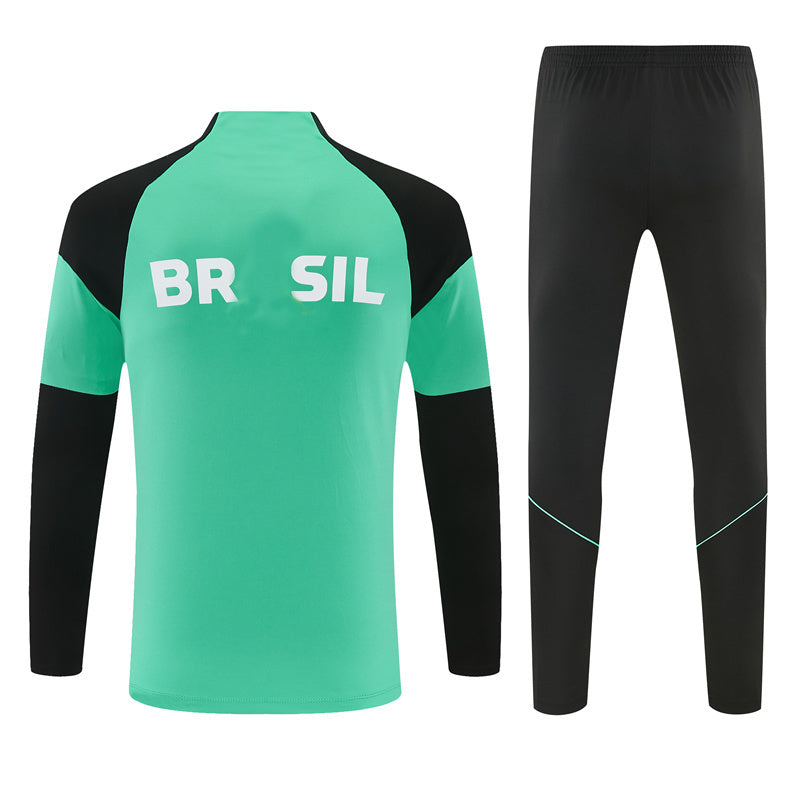 Jordan Brazil 26/27 Light Green/Black Training Tracksuit Set