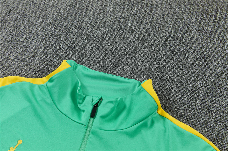 Jordan Brazil 26/27 Light Green/Black Training Tracksuit Set