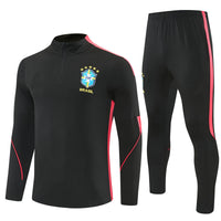 Jordan Brazilian 26/27 Black with Coral Red Training Tracksuit Set