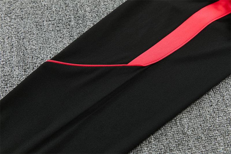 Jordan Brazilian 26/27 Black with Coral Red Training Tracksuit Set