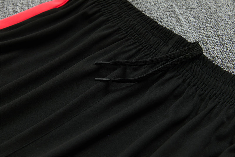 Jordan Brazilian 26/27 Black with Coral Red Training Tracksuit Set