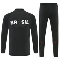 Jordan Brazilian 26/27 Black with Coral Red Training Tracksuit Set