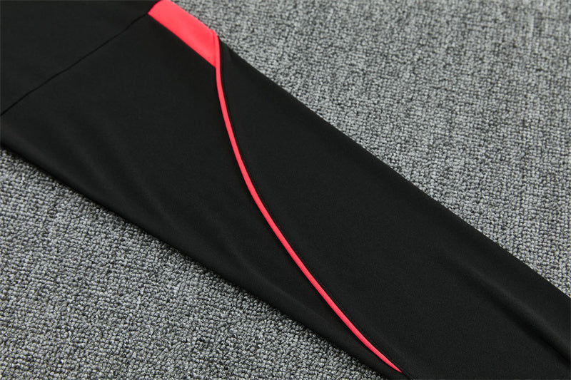 Jordan Brazilian 26/27 Black with Coral Red Training Tracksuit Set