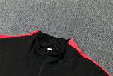 Jordan Brazilian 26/27 Black with Coral Red Training Tracksuit Set