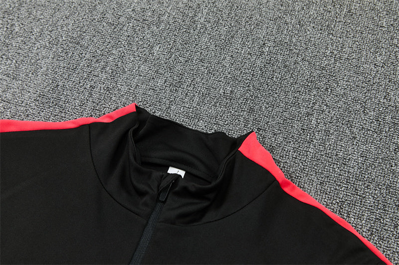 Jordan Brazilian 26/27 Black with Coral Red Training Tracksuit Set