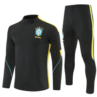 Jordan Brazilian 26/27 Black with Yellow Training Tracksuit Set