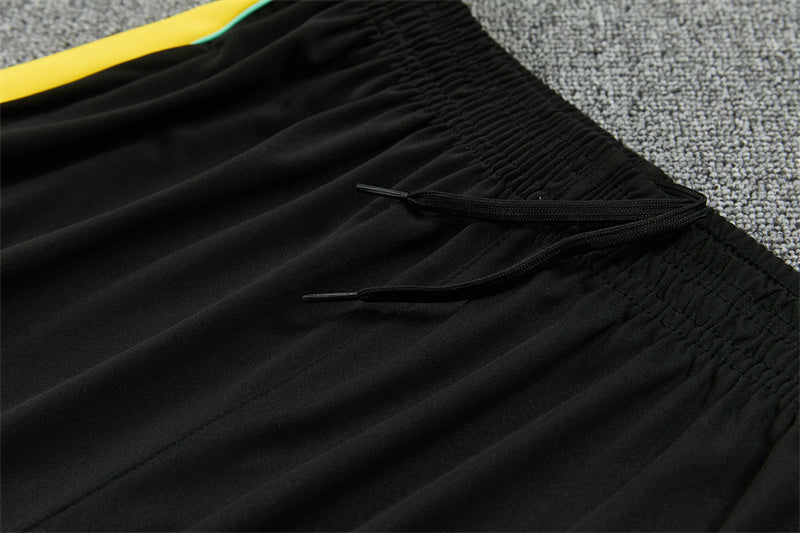 Jordan Brazilian 26/27 Black with Yellow Training Tracksuit Set