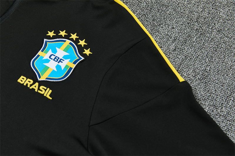 Jordan Brazilian 26/27 Black with Yellow Training Tracksuit Set
