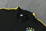 Jordan Brazilian 26/27 Black with Yellow Training Tracksuit Set
