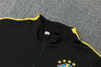 Jordan Brazilian 26/27 Black with Yellow Training Tracksuit Set