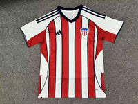 Junior de Barranquilla 26/27 Red/White Stripe Home Jersey