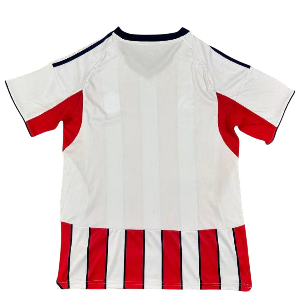 Junior de Barranquilla 26/27 Red/White Stripe Home Jersey