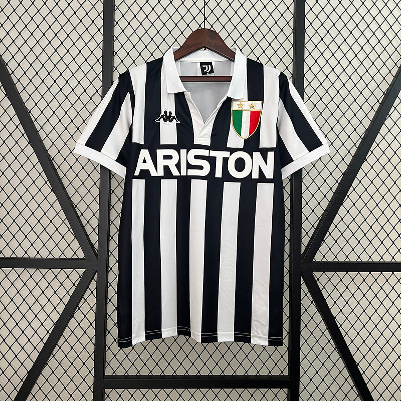 Juventus 1984/85 Vintage Retro Black/White Home Jersey