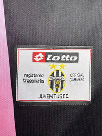 Juventus 2002/03 Vintage Retro Pink and Black Goalkeeper Jersey