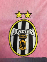 Juventus 2002/03 Vintage Retro Pink and Black Goalkeeper Jersey