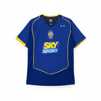 Juventus 2004/05 Vintage Retro Blue Away Jersey