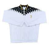 Juventus 2026 White/Black/Gold Shoulder Windbreaker Full Zip Jacket